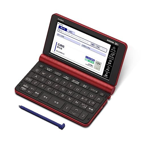 カシオ 電子辞書 生活・教養 エクスワード XD-SX6510RD 160コンテンツ レッド XD-SXN651RD セットｍａ