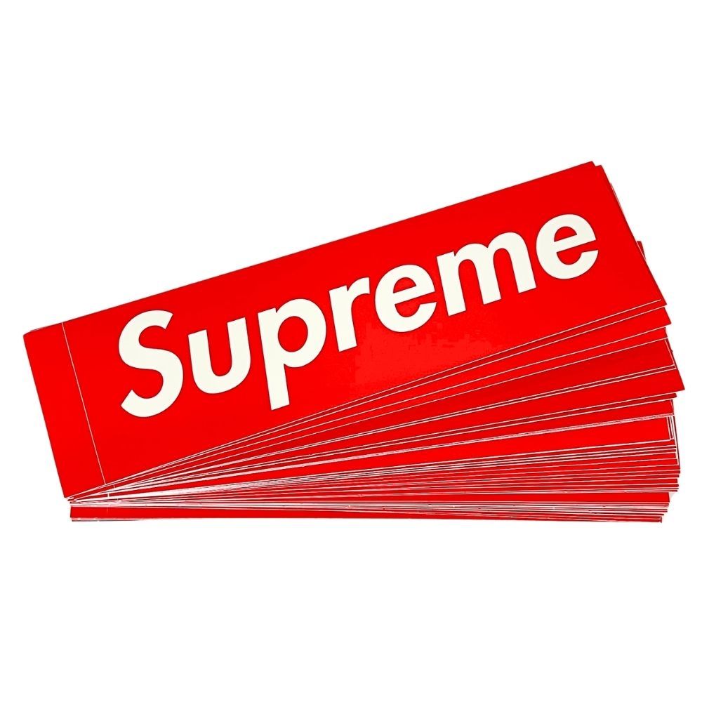 Supreme ロゴ ステッカー 50枚セット SUPREME シュプリーム Box Logo Sticker ボックスロゴステッカー 赤 50