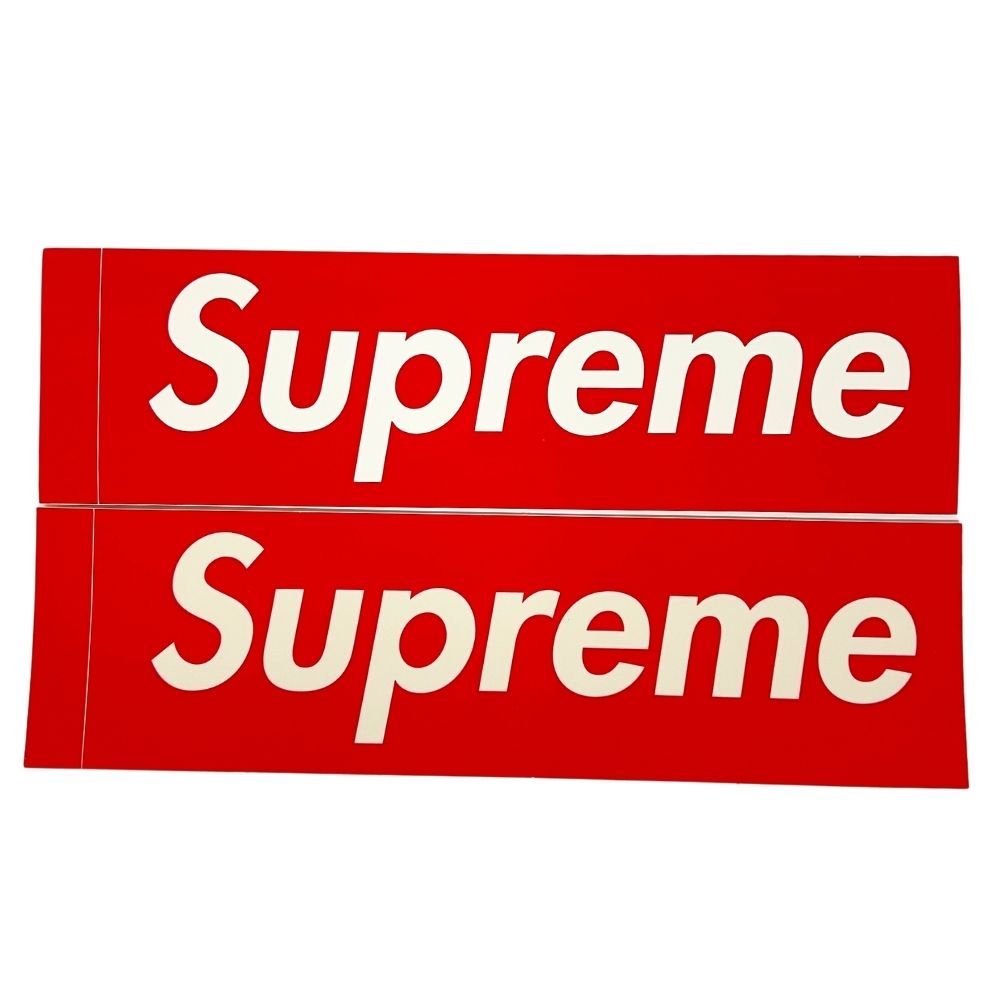 レア Supreme ボックスロゴ BOX LOGO ステッカー シュプリーム SUPREME シュプリーム Box Logo Sticker ボックスロゴステッカー 赤 50