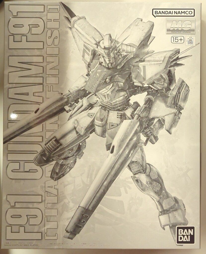 BANDAISPIRITS MG 1/100 バンダイナムコ版 ガンダムF91 Ver.2.0[チタニウムフィニッシュ]