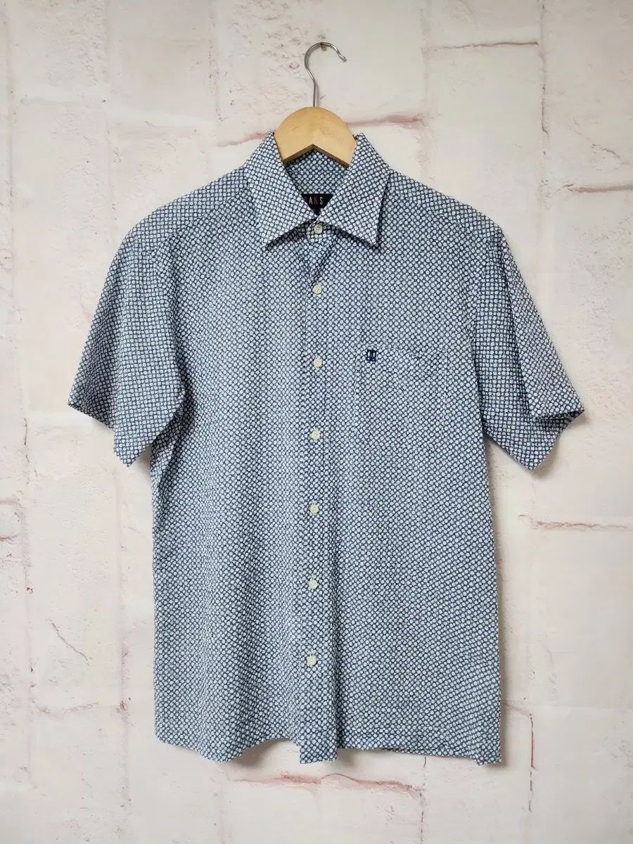 DAKS メンズ 半袖シャツ パータン