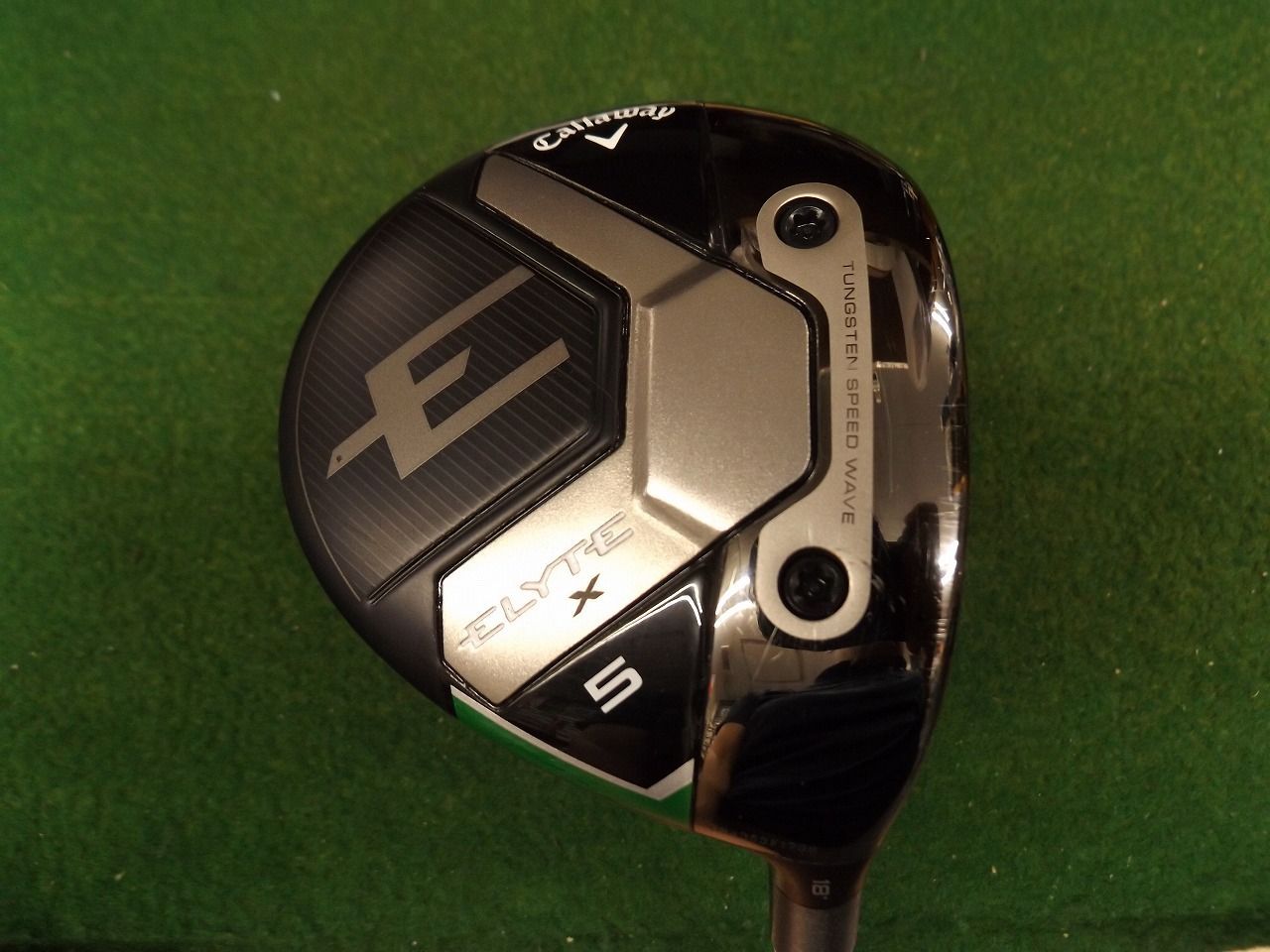2890 ELYTE X 5W 18° 純正カーボン SR カバー有 キャロウェイ エリート フェアウェイウッド ゴルフクラブ .024326