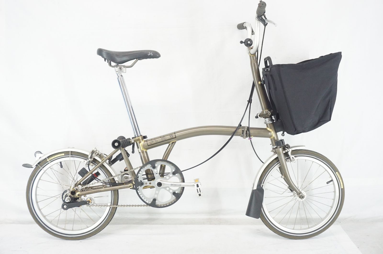 BROMPTON M3L RAW 中古美品 2009モデル 折りたたみ 自転車 BROMPTON 「ブロンプトン」 M3L RAWカラー 2010年モデル 16インチ