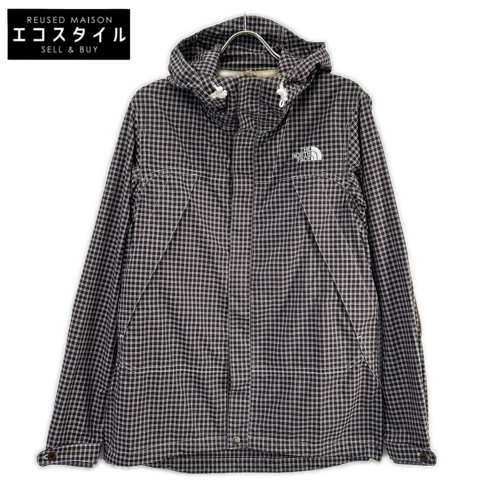 THE NORTH FACE　ノースフェイス　×ジュンヤワタナベ WT-J907　ブラウン×ブルー チェック マウンテンパーカ　M
