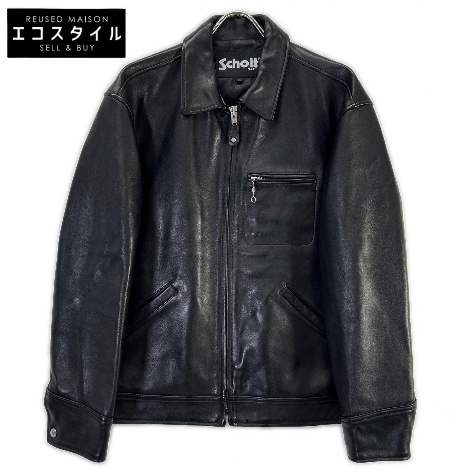 SCHOTT　ショット　3121034 LEATHER TRACKER JACKET　M