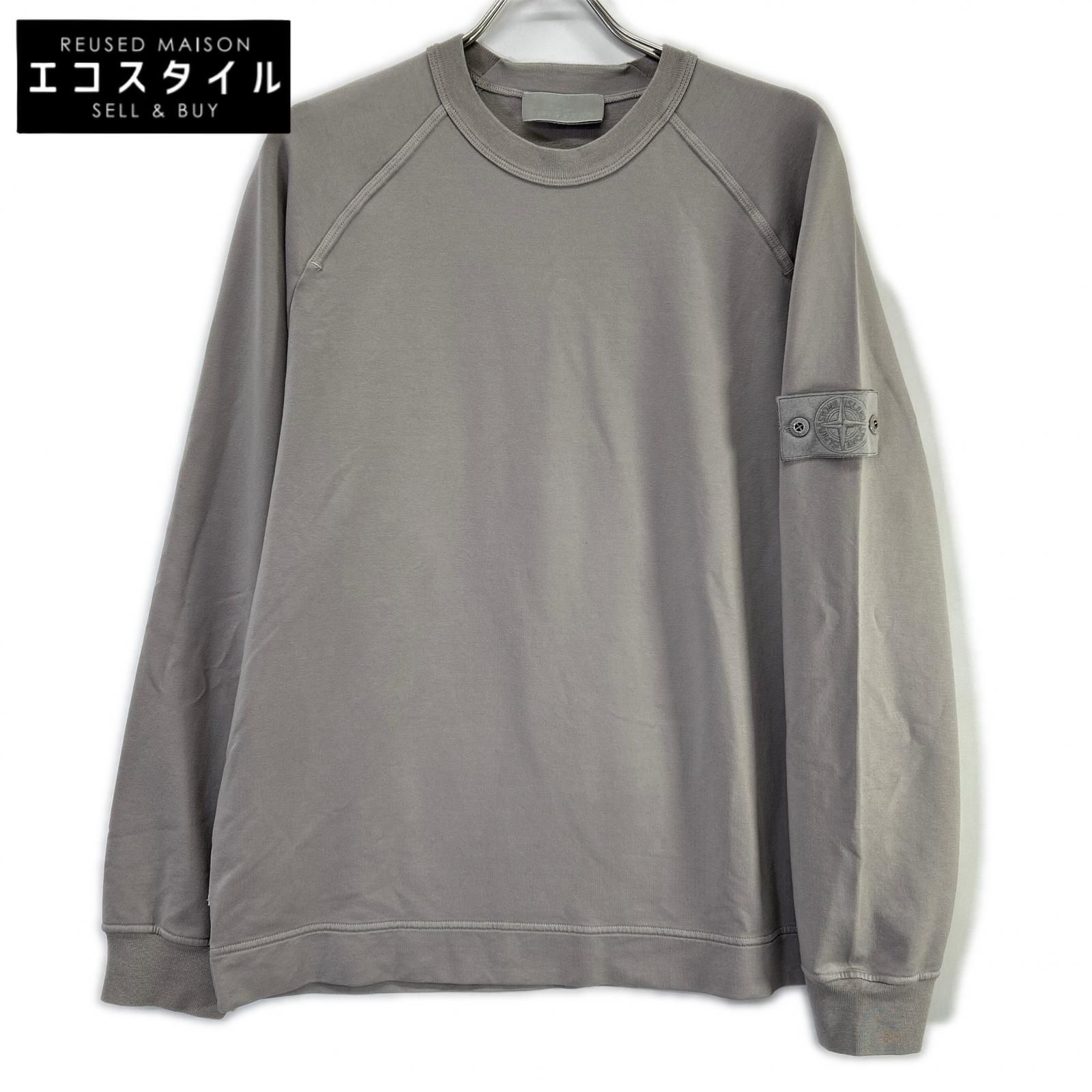 STONE ISLAND　ストーンアイランド　L1S156100064 グレージュ ゴーストピース クルーネックスウェット