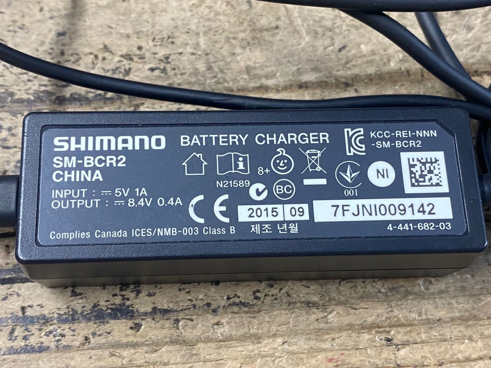 KE298 シマノ SHIMANO SM-BCR2 Di2 充電器 バッテリーチャージャー