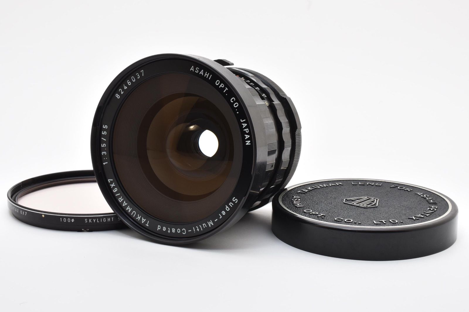 ◇◆ 光学美品 ペンタックス PENTAX SMC Takumar 55mm f/3.5 中判 レンズ 6x7 67 67II 動作確認済 バケペン 4453 ◆◇