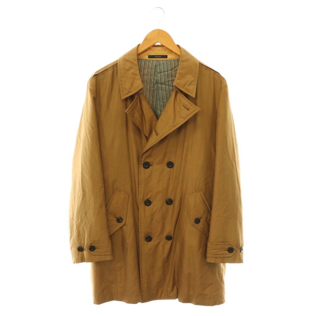 アルチザン ARTISAN 中綿コート ダブル シルク L ブラウンベージュ /ES ■ECD004