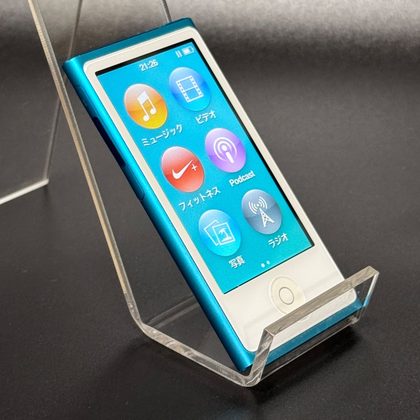 ☆美品 動作確認済 iPod nano 第7世代 ブルー Bluetooth 動作確認済】iPod nano 第7世代 14.7GB ブルー - メルカリ