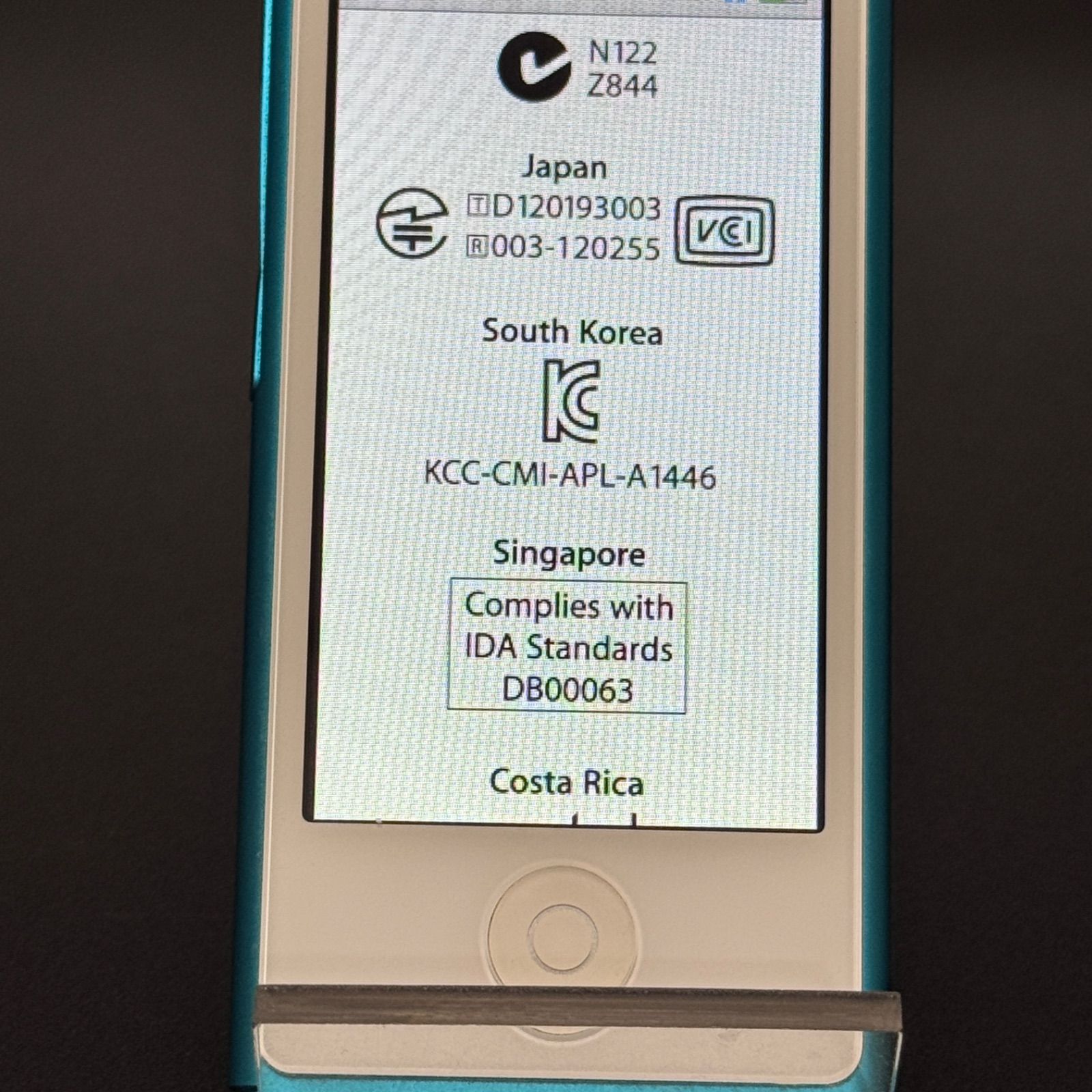 動作確認済】iPod nano 第7世代 14.7GB ブルー - メルカリ