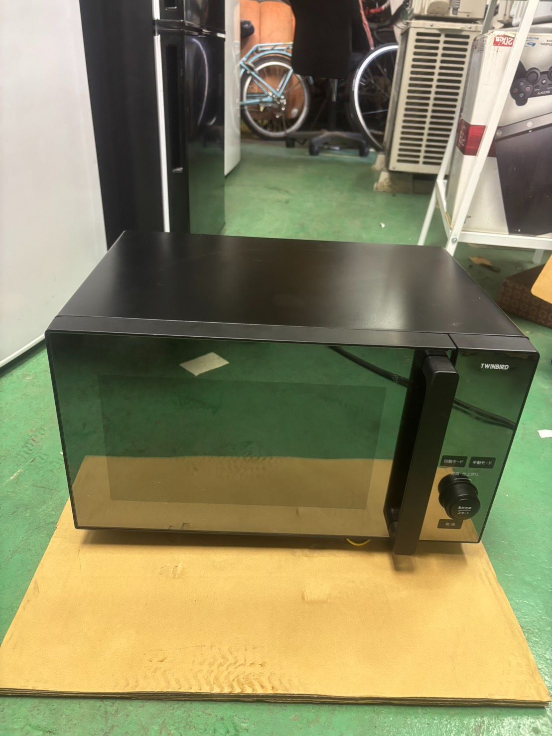 ツインバード センサー付フラット電子レンジ DR-E273 2025年製 [168]