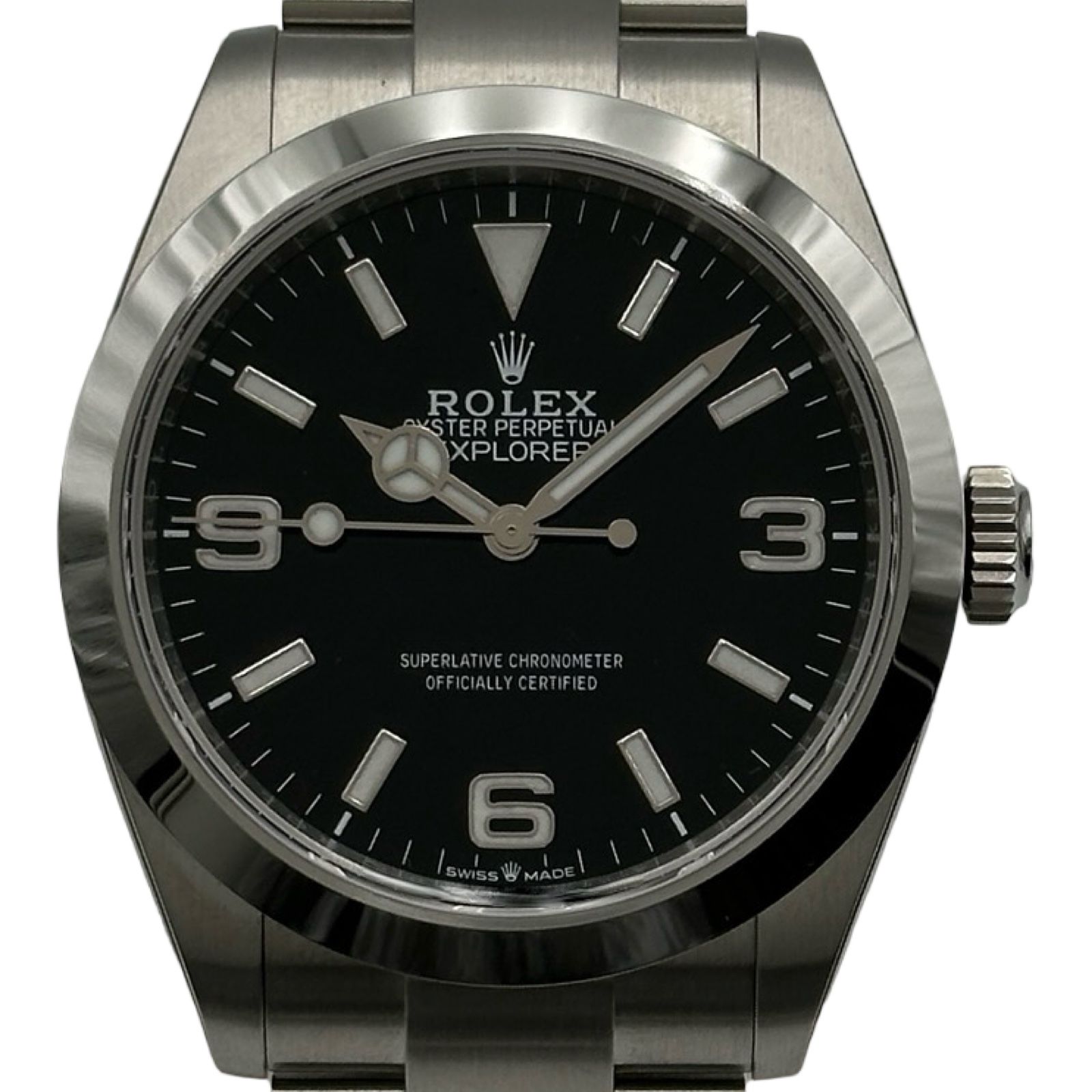 ロレックス ROLEX エクスプローラー40 224270 ブラック ステンレススチール 自動巻き メンズ 腕時計