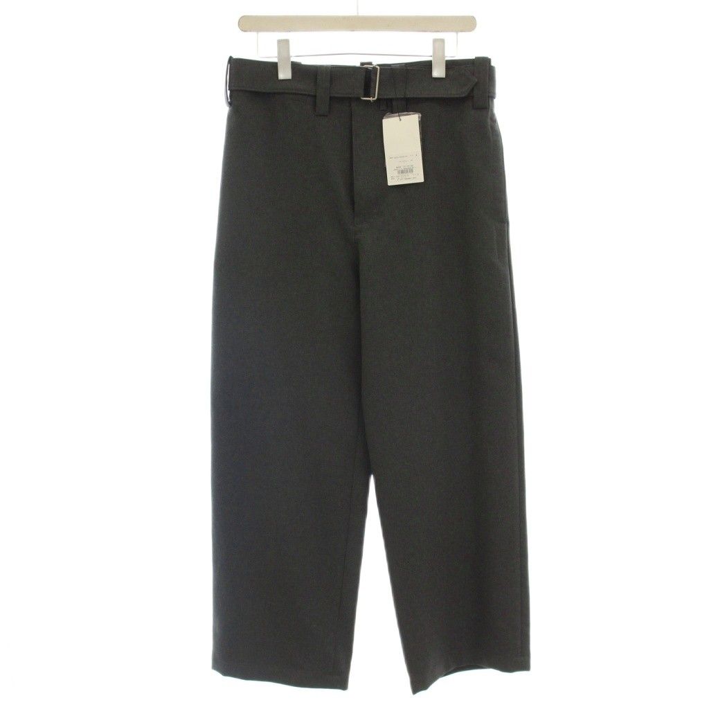 ズッカ zucca パンツ スラックス ワイドパンツ M グレー ZU21-FF416-24 /☆G