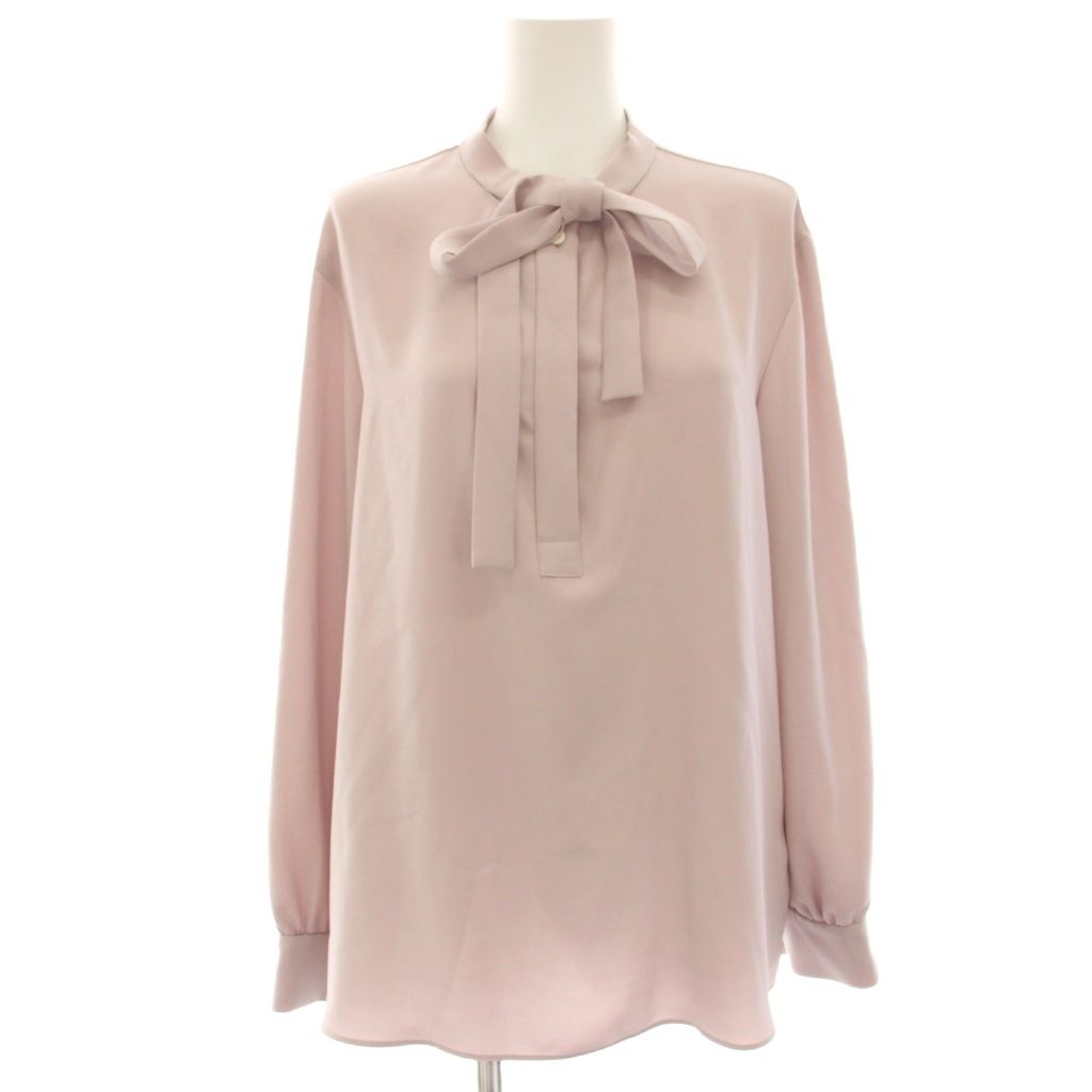 セオリーリュクス theory luxe 24AW MARVINE JINA J シャツ ブラウス ボウタイ 長袖 40 ピンク 03-4308223-912-040 /HN