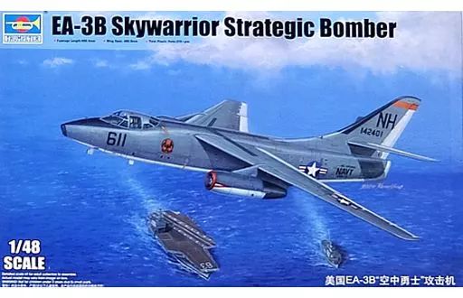 【中古】プラモデル 1/48 アメリカ海軍 EA-3B スカイウォーリア [02871]