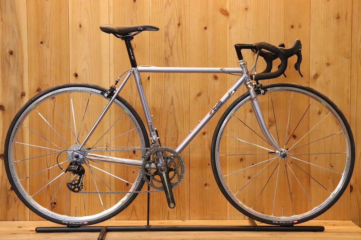 チネリ CINELLI スーパーコルサ SUPER CORSA 2014年頃 49サイズ カンパニョーロ コーラス MIX 11S クロモリ ロードバイク 【芦屋店】