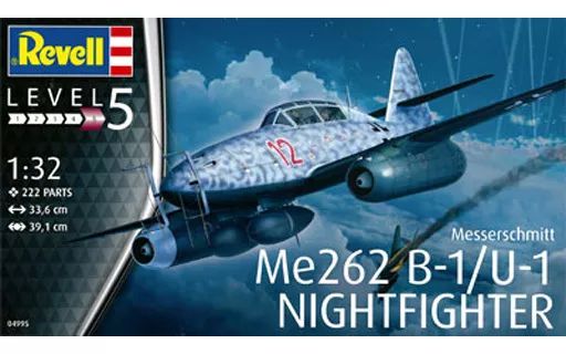【中古】プラモデル 1/32 メッサーシュミット Me262B-1 夜間戦闘機 [04995]