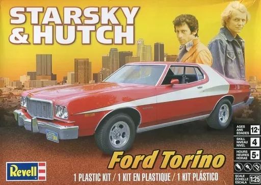【中古】プラモデル 1/25 Ford Torino 「刑事スタスキー＆ハッチ」 [85-4023]