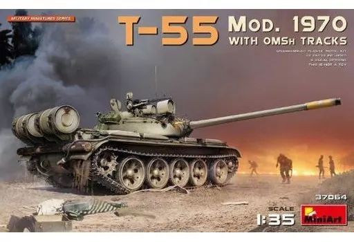 【中古】プラモデル 1/35 T-55 Mod.1970 ｗ/OMSh Tracks [MA37064]
