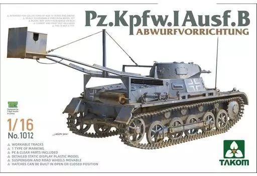 【中古】プラモデル 1/16 I号戦車 B型 爆薬設置車 [TKO1012]