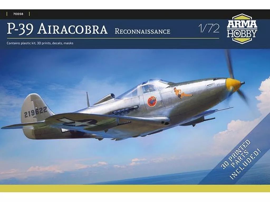 【中古】プラモデル 1/72 P-39 エアラコブラ `偵察機型` [ADL70058]