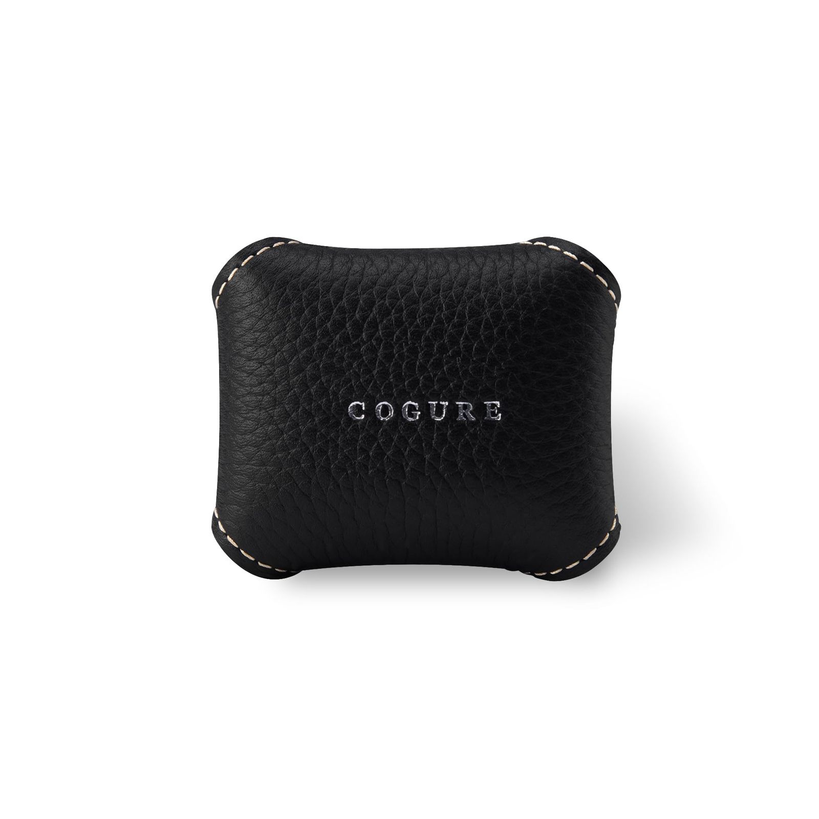 COGURE コグレ カーアロマセラピー 車用 アロマディフューザー 本革 レザー 車用芳香剤 車載 エアコン吹き出し口用 空気清浄 芳香剤 3種の香り付きアロマストーンセット 専用ボックス付き CoCarAroma ブラック(沖縄・離島の方 4fa220eb