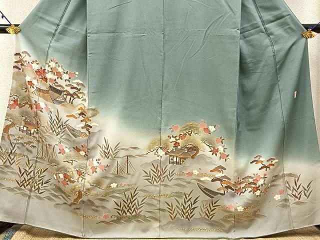 平和屋着物□豪華色留袖 作家物 御所解文 暈し染め 金彩 正絹 逸品