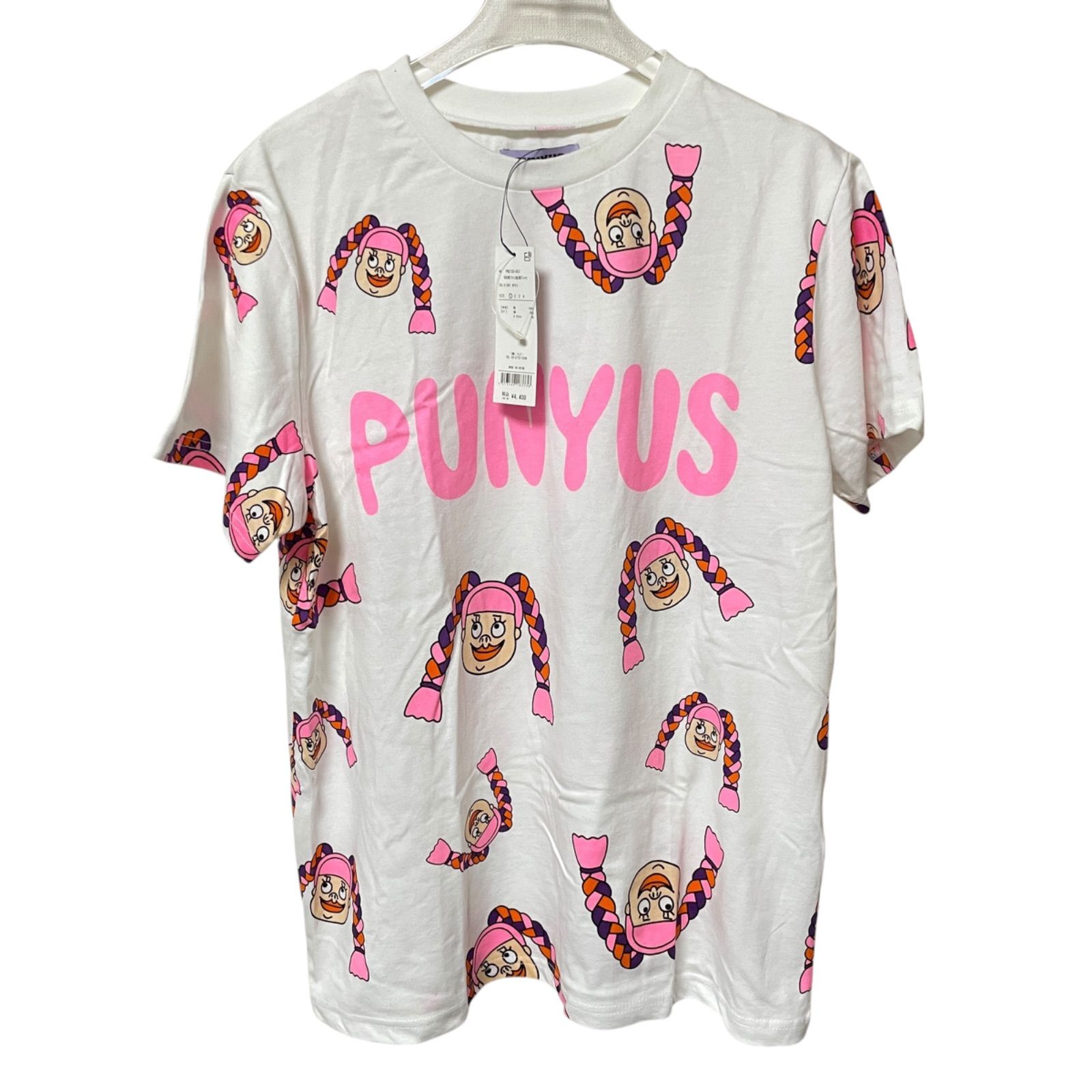 【アウトレット】プニュズ　PUNYUS 半袖　総柄　tシャツ　渡辺直美