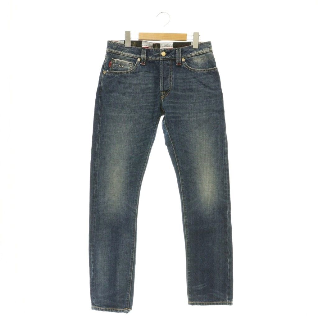 トラマロッサデニム tramarossa ブランド 定価64,900円 税込 TRAMAROSSA トラマロッサ 驚くほどの履き心地 トラマロッサ 史上最高のストレッチ サルト仕立てのスーパーストレッチデニムパンツ Super Stretch -18month- レオナルド LEONARDO SLIM 24 7 インディゴ メンズ 30071237 30971001