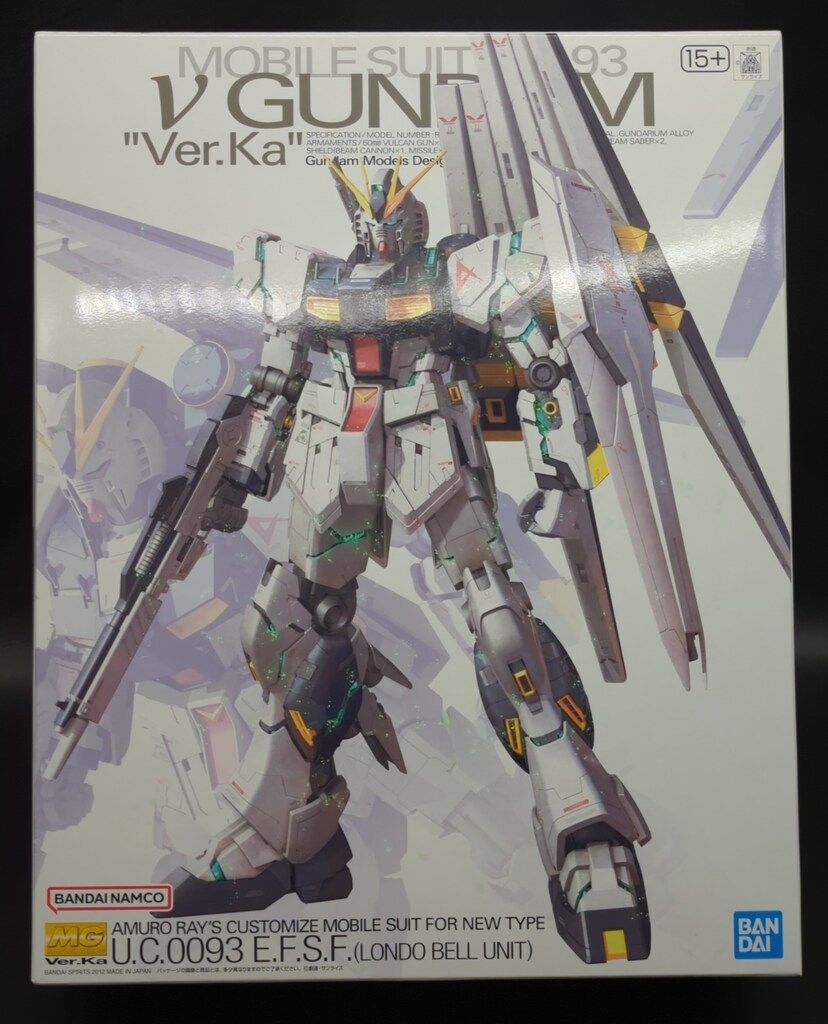 BANDAI SPIRITS MG 1/100 バンダイナムコ版　機動戦士ガンダム 逆襲のシャア νガンダム Ver.Ka 15+表記