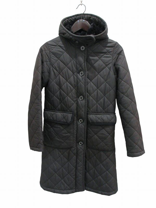 マッキントッシュ MACKINTOSH コート ボアキルティング ブラック 34 レディース