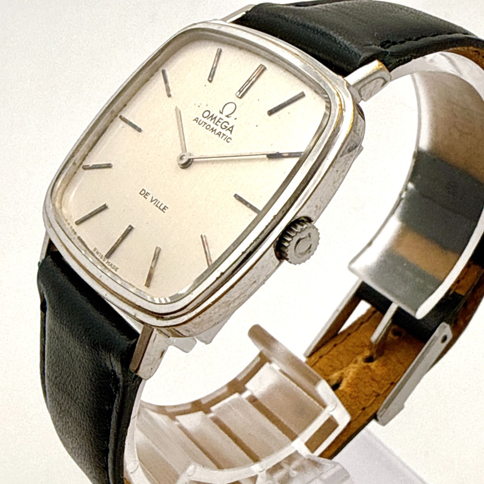A140【稼働品・1970年代 ヴィンテージ・純正尾錠】 OMEGA DE VILLE 