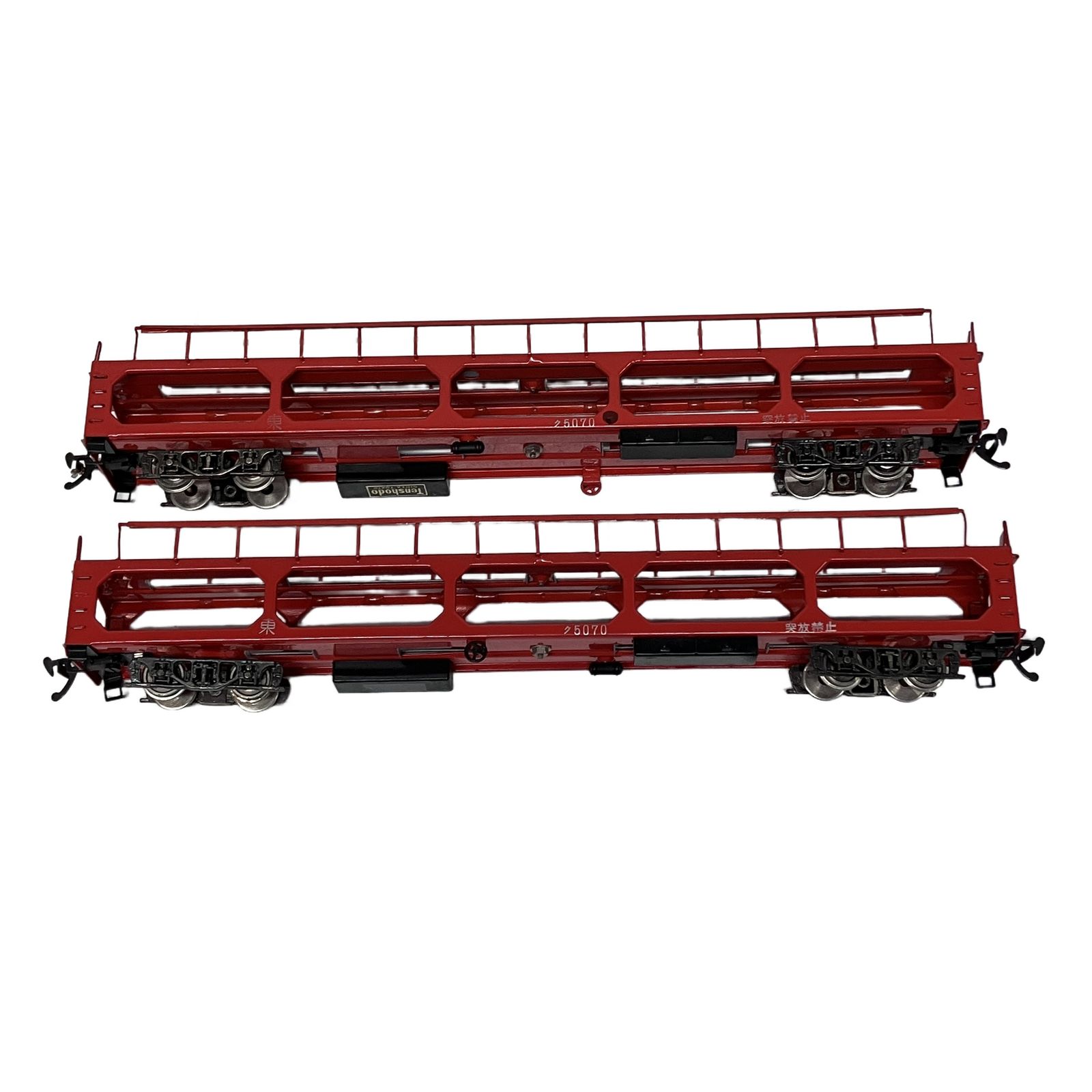 天賞堂 No.366 国鉄新型貨車 ク5000 2両おまとめ 自動車運搬車 HO