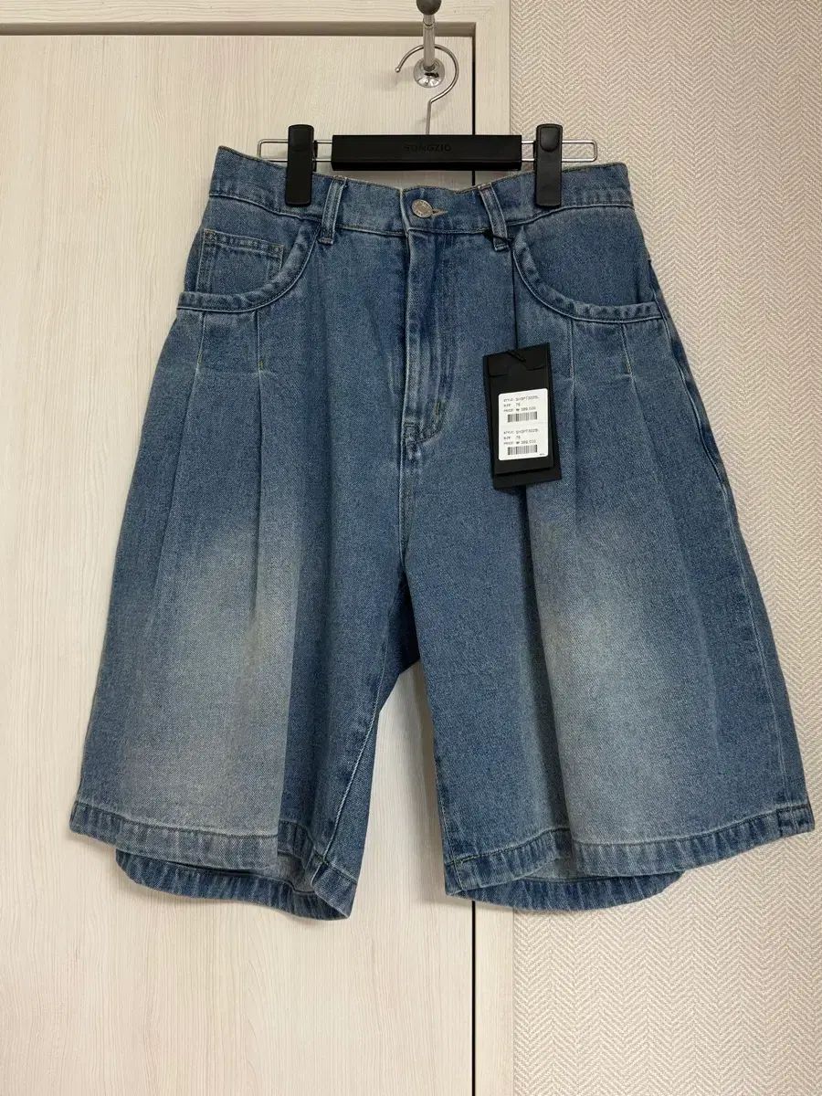 (76) 25ss SONGZIO HOMME(ソンジオ・オム) レベル ボリューム ワイド デニム ショーツ