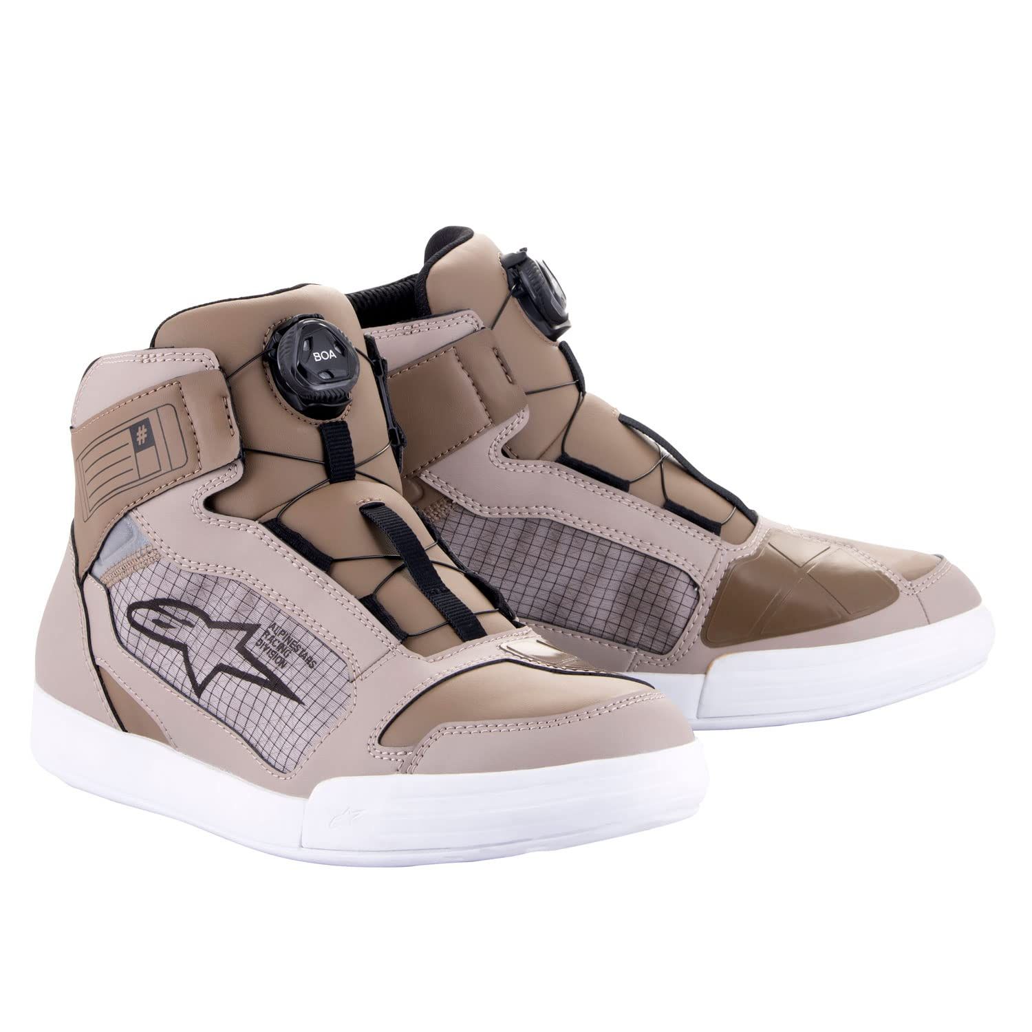 新品 [アルパインスターズ] バイクシューズ AXIOM BOA WATERPROOF SHOE *ASIA US7 25.0cm OAK BEIGE WHITE 2542522