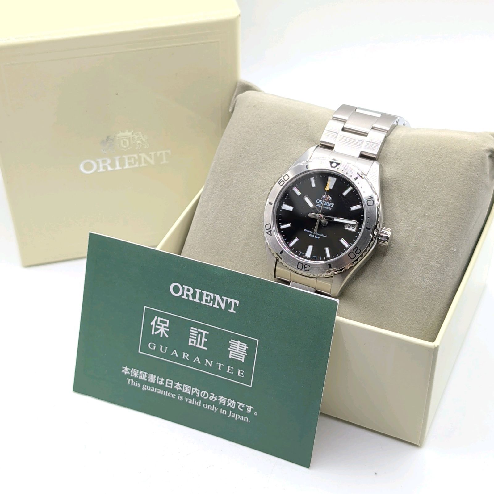 ORIENT F672-UAY0 Watch Automatic Men's Silver Date Y2K 00S Vintage