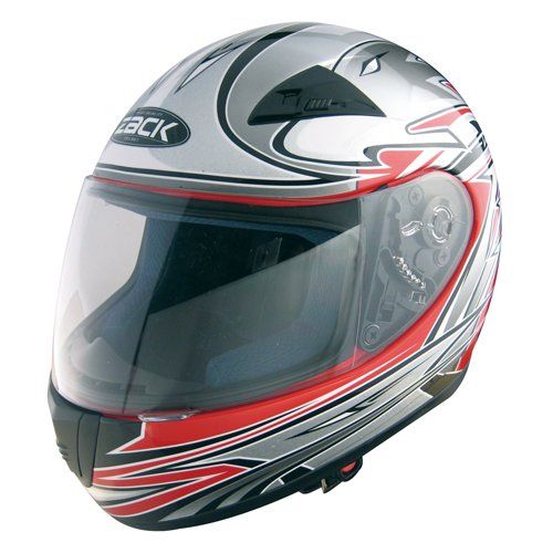 新品 TNK工業 スピードピット ZK-1 キッズフルフェイス レッド/シルバー(54-56) 51078