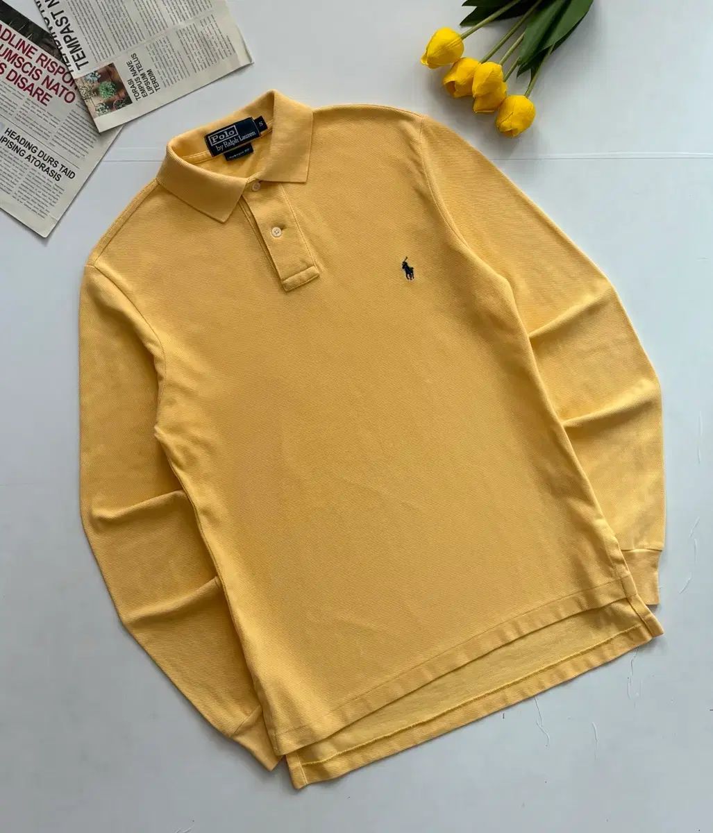 POLO RALPH LAUREN ポロラルフローレン 黄色 PK カラーTシャツ