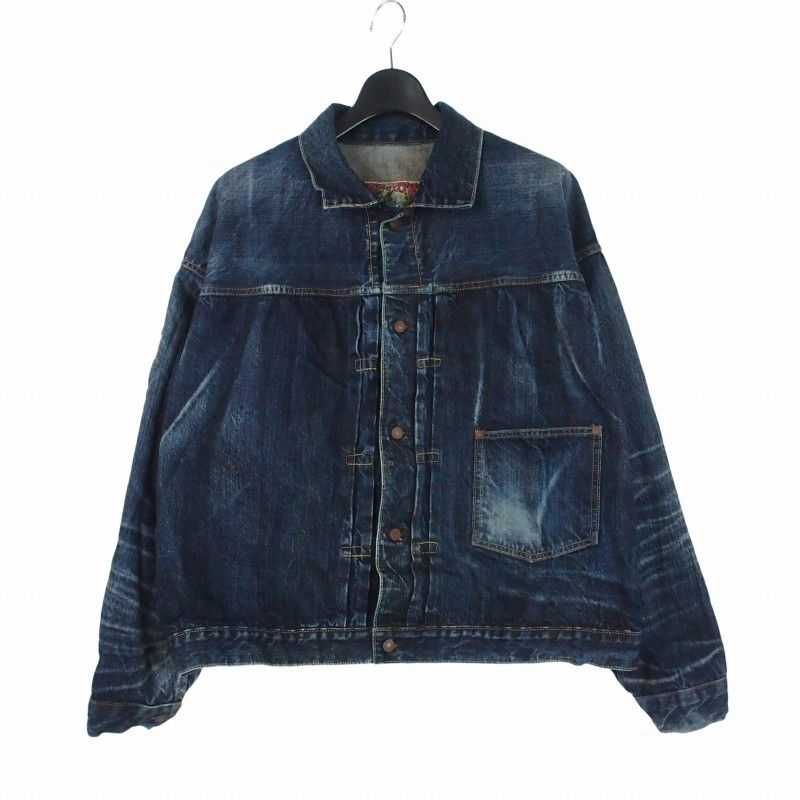 セントマイケル SAINTMICHAEL × ベルベルジン BerBerJin DENIM JACKET / FIRST デニムジャケット ジージャン XL インディゴ SM-YS80000-C72