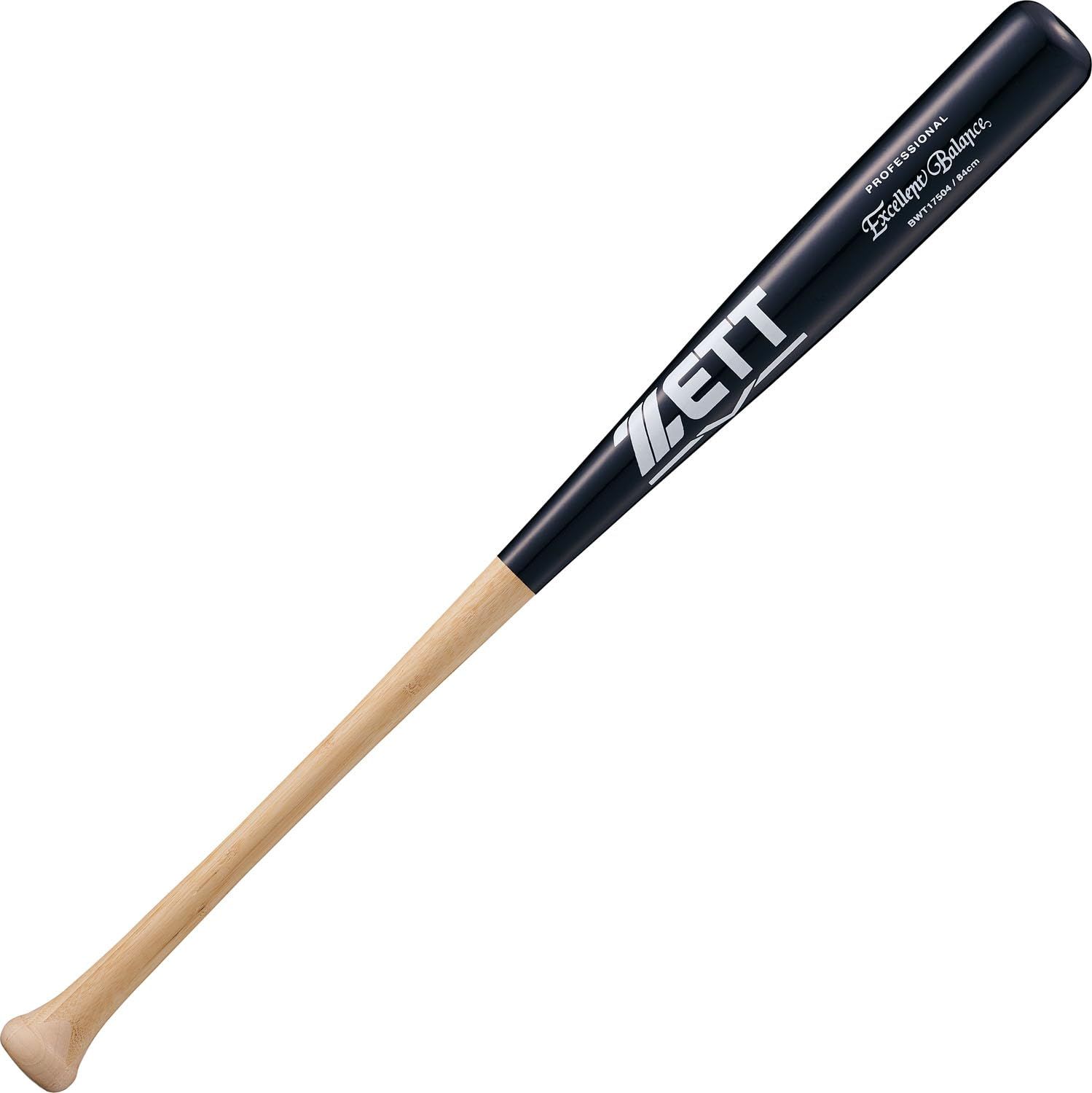 新品 ゼット(ZETT) 硬式野球 バット エクセレントバランス 木製(合竹+打撃部メイプル4面張り) 84cm 900g平均 ナチュラル×ブラック(1219GE) BWT17504