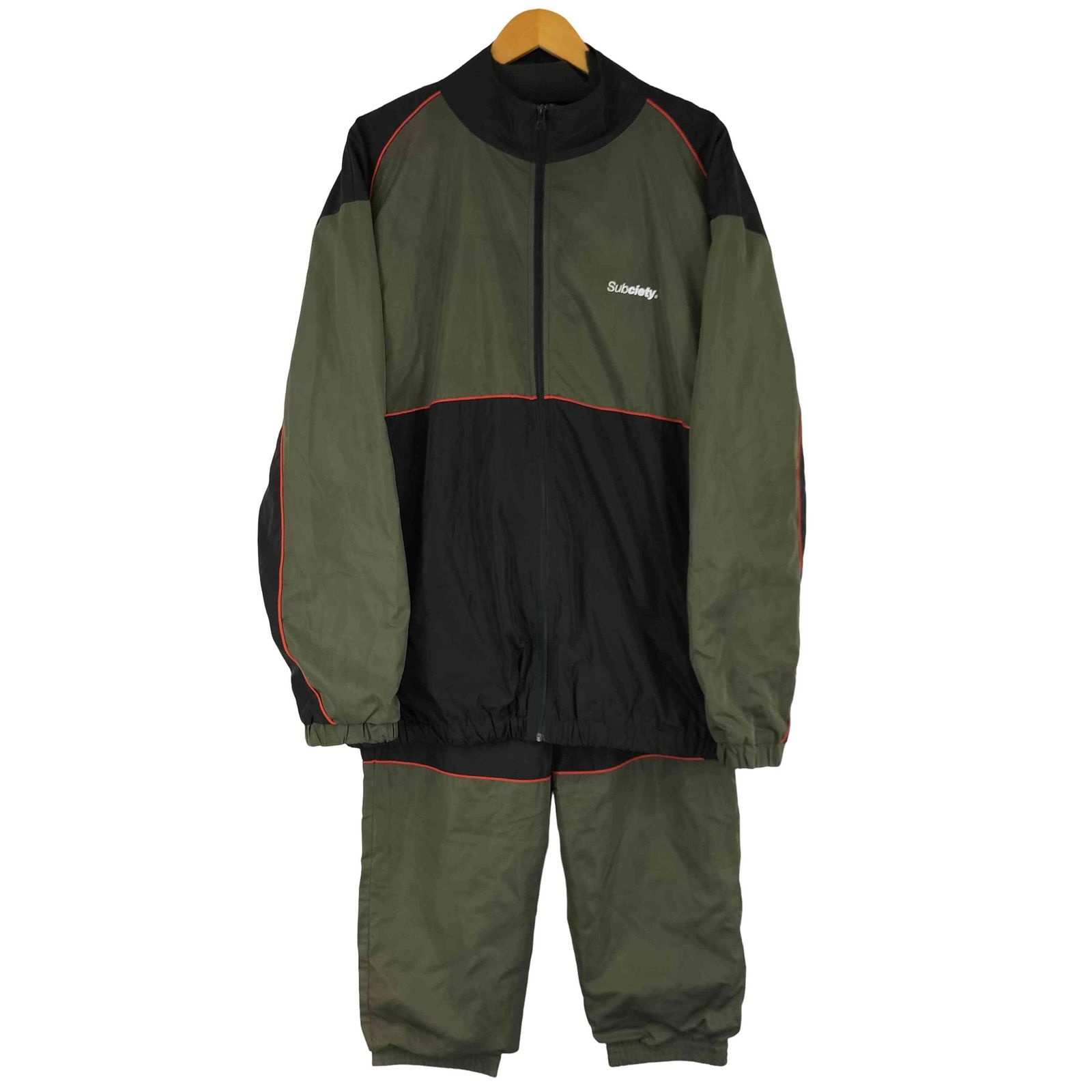 サブサエティ Subciety セットアップ ナイロンジャケット ナイロンパンツ メンズ JPN：XL