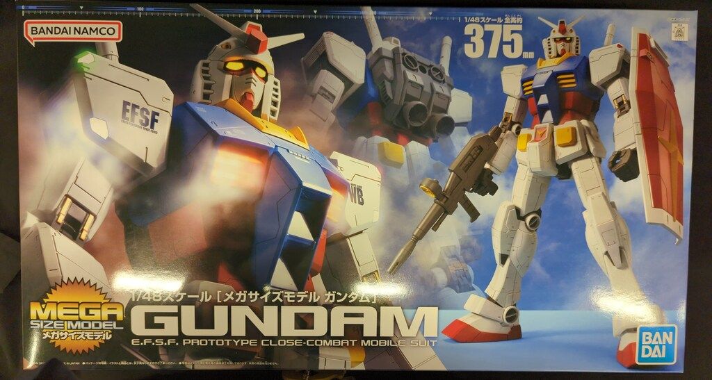 BANDAI SPIRITS メガサイズ 機動戦士ガンダム RX78-2 ガンダム バンダイナムコ版 1/48