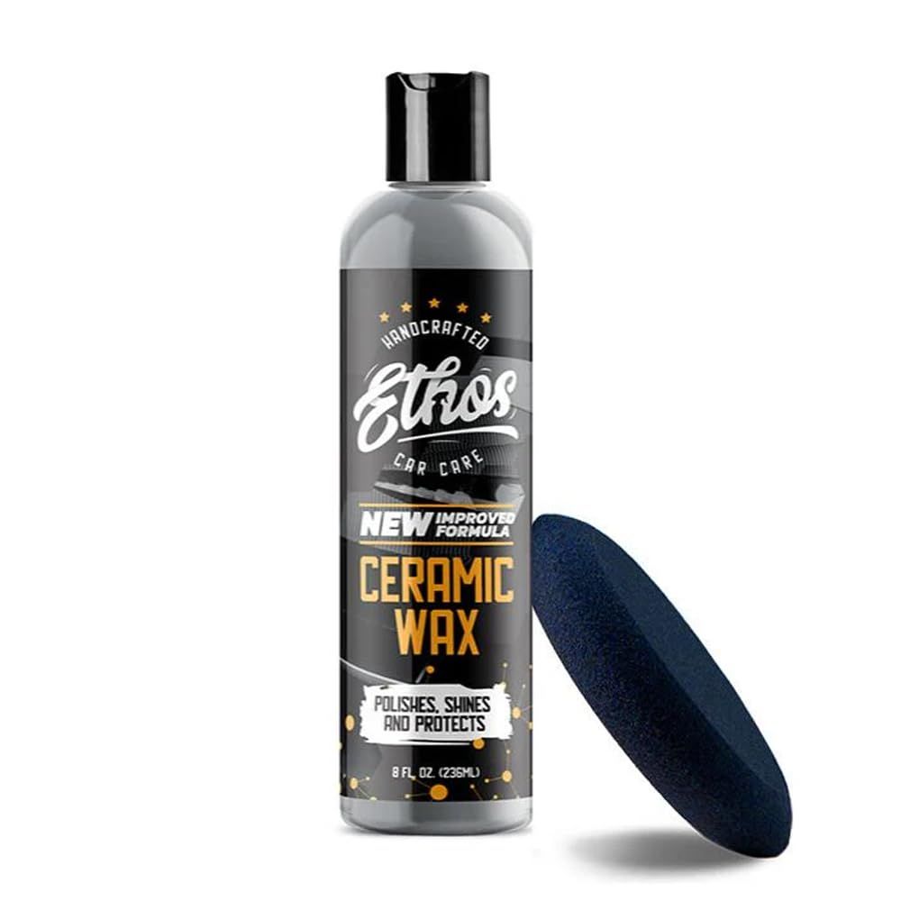 新品 Ethos Ceramic Wax Pro 236.5ml(8oz) セラミックレジン配合 カーコーティング用ワックス テフロン配合 撥水コーティング セラミックコーティング 国内正規品