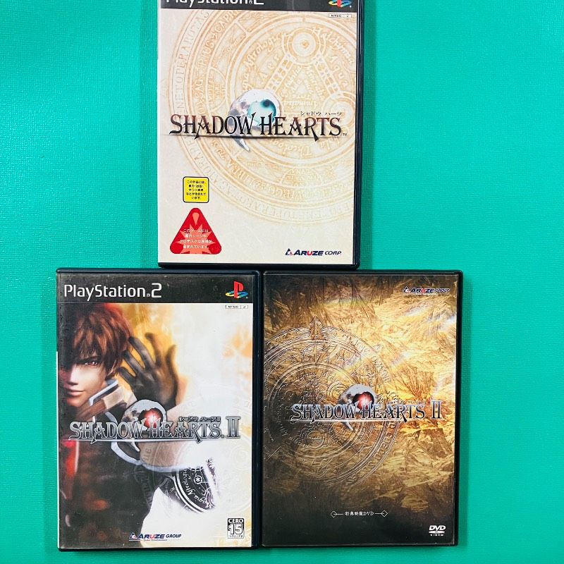 特典DVD含む3点セット】PS2 シャドウハーツ シャドウハーツII シャドウ