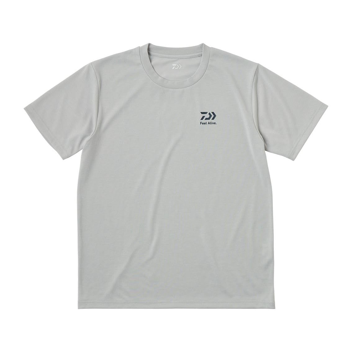 新品 [ダイワ] ショートスリーブ スモールロゴTシャツ DE-8625 ライトグレー M