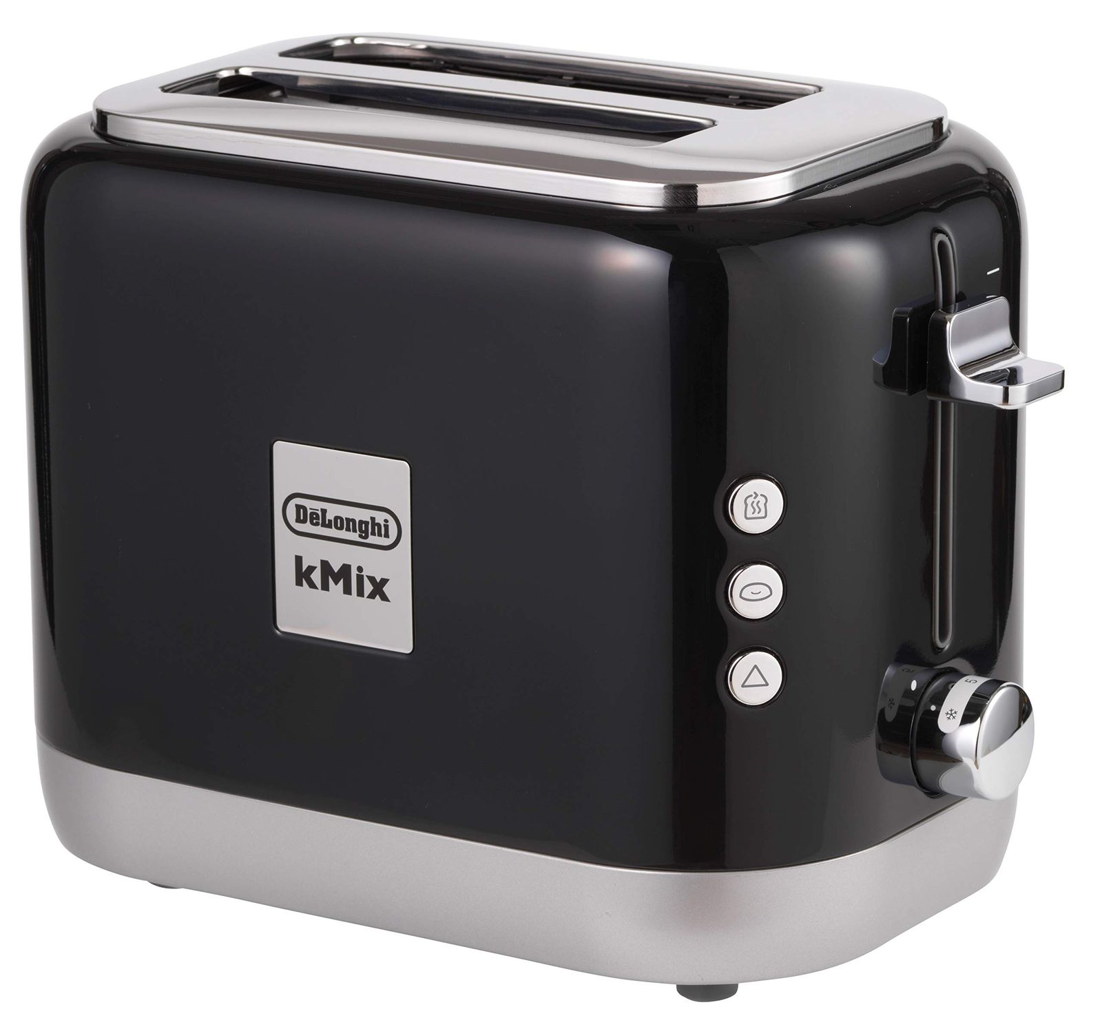 新品 De\'Longhi (デロンギ) ポップアップトースター ケーミックス [kMix] TCX752J-BK トースト 食パン 片面焼き可能 5~10枚切り 焼き目調整5段階 焼き目チェック機能 [リッチブラック] デロンギファミリー登録で3年
