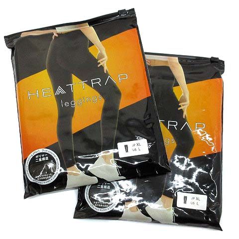 未使用品 ヒートラップ HEATTRAP HTL0XL サウナ レギンス XL 2本セット