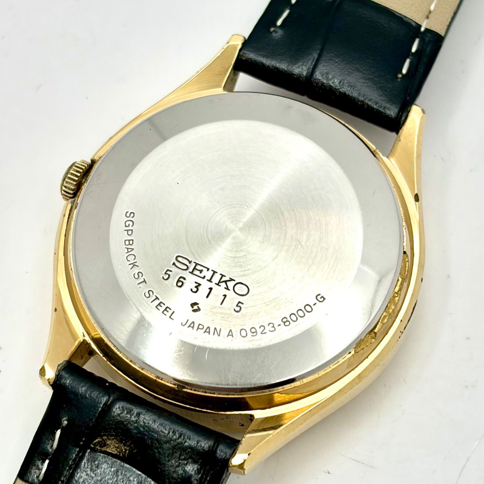 新品電池】 SEIKO メンズ 腕時計 デイデイト ゴールド 新品ベルト 