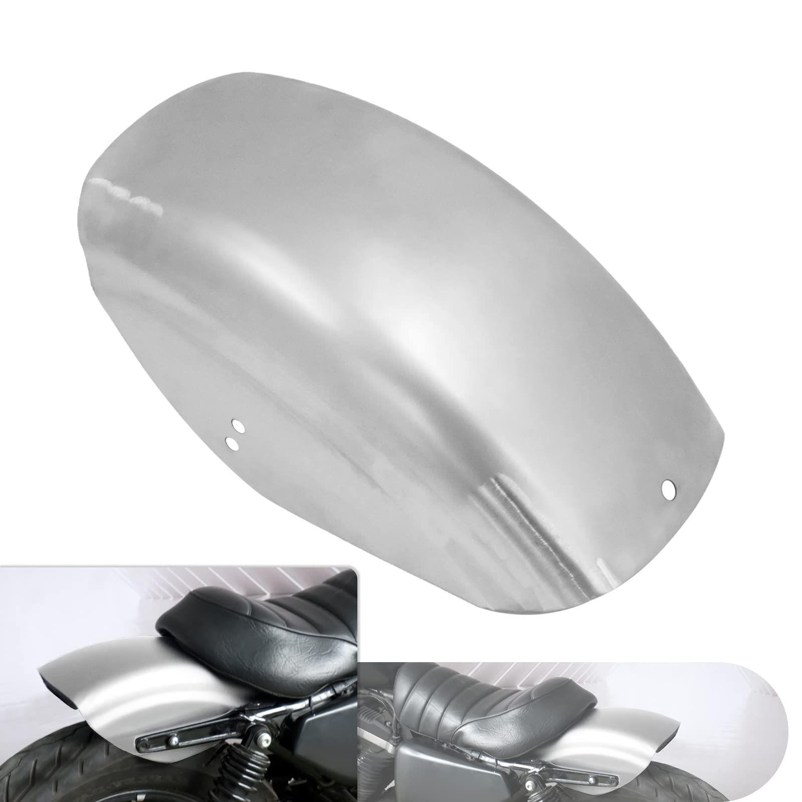 新品 HDBUBALUS バイク リア フェンダー マッドガード 未塗装 ショート Harley Sportster Iron XL 48 883 1200用